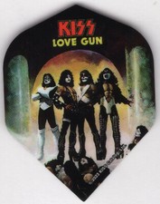 KISS LOVE GUN Dart Flights: 3 per set