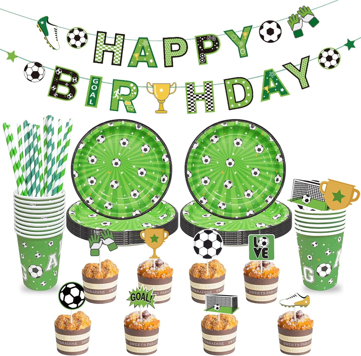 Party Dekorationen Geburtstagsparty Zubehör Set Alles Gute Zum Geburtstag Banner