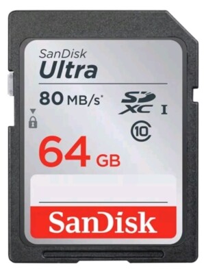 OEM SanDisk 64GB Ultra UHS-I Class-10 SDXC ''Full HD Video'' MEMORY CARD ** SEALED