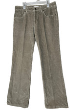 Calvin Klein Low Rise Tan Corduroy Flare Pants Size 4