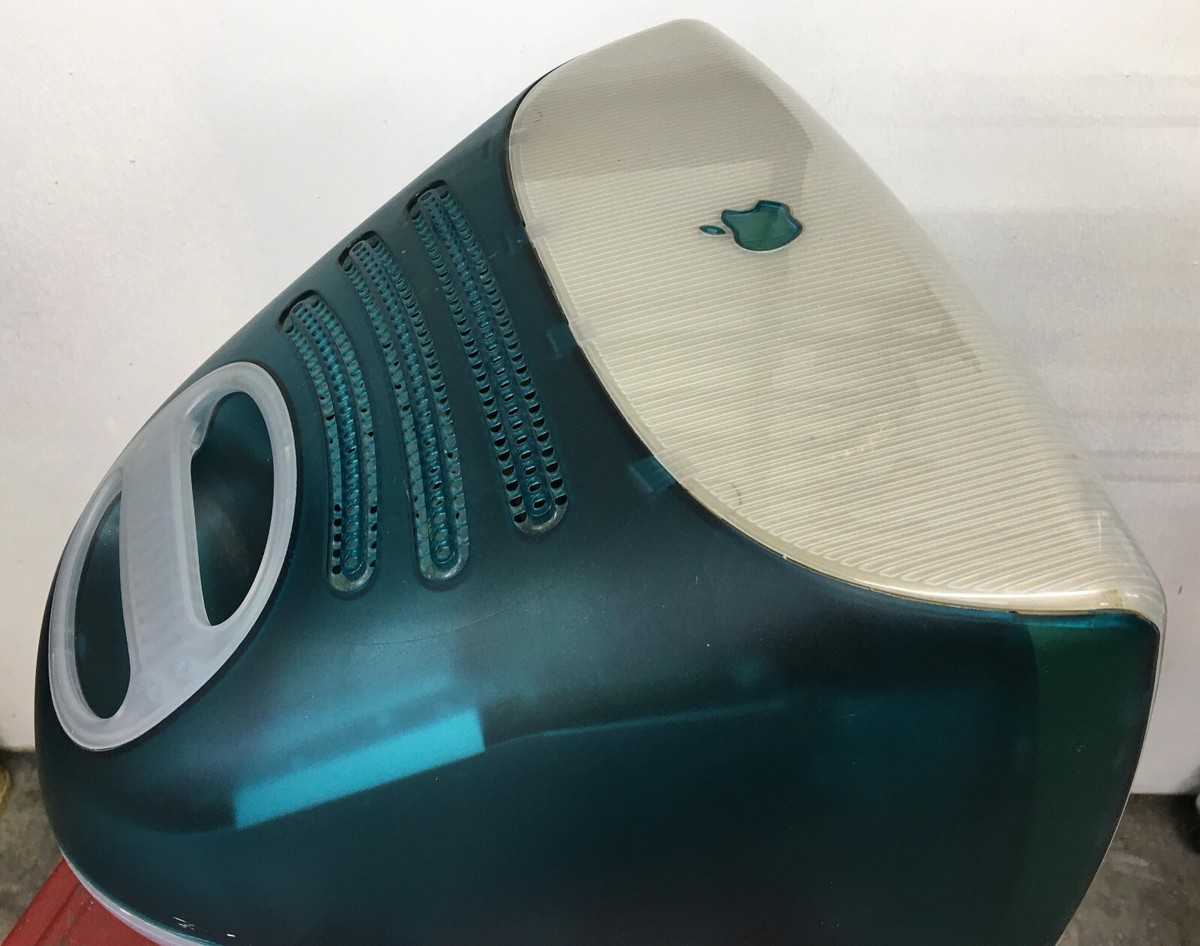 Apple iMac G3 PowerPc Desktop M4984 vintage blue M6709LL/A bondi