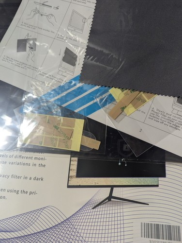23 Inch Monitor Privacy Screen Protect Your Data New In Opened Package - Picture 7 of 8