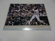AL BUMBRY BALTIMORE ORIOLES ROY 1973 #2 3PRO/HOLO  SIGNED 11X14 PHOTO