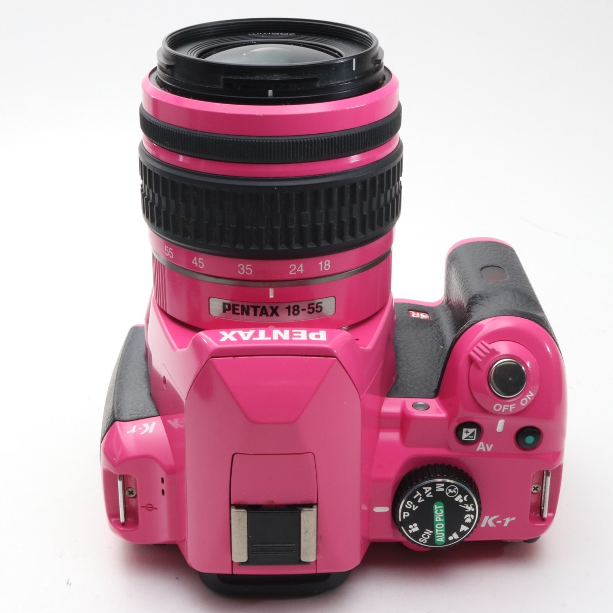 Exc+5】PENTAX K-r 12.4MP Pink w/ 18-55mm f/3.5-5.6 AL Lens