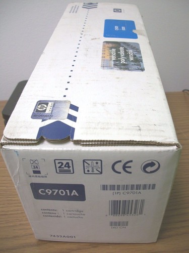 C9701A HP CYAN Toner Cartridge Factory Sealed - Picture 3 of 3