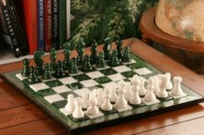 Marble chess set with storage stone chess set handmade chess 12 in chess board