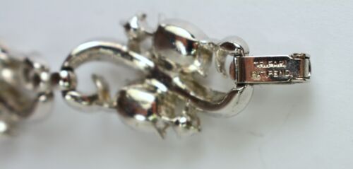Pulsera Alfred Philippe para Eslabones de Estrás de Cristal Trifari, Trifari Pat Pend - Imagen 5 de 5