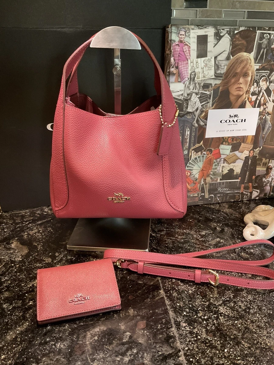 Coach Hadley Hobo 21 Leather Purse Satchel & wallet 78800 Pink