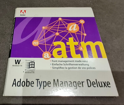Adobe Type Manager deluxe für windows95 inkl 30 Schriften