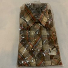 Jc Penny vintage NEW pearl snap shirt size 15.5 33 collar NOS 70  S MEN  S