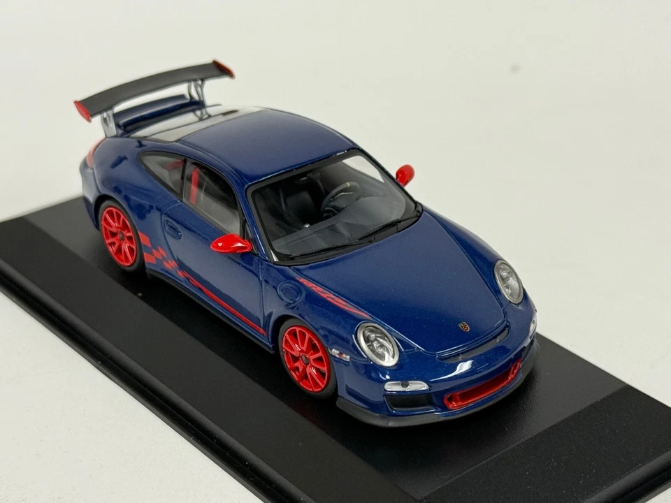 1/43 Minichamps 保时捷 911 GT3RS 3.8 ( 997 II) 2009 蓝色 410 069115 BK155 — 第 4/4 张图片