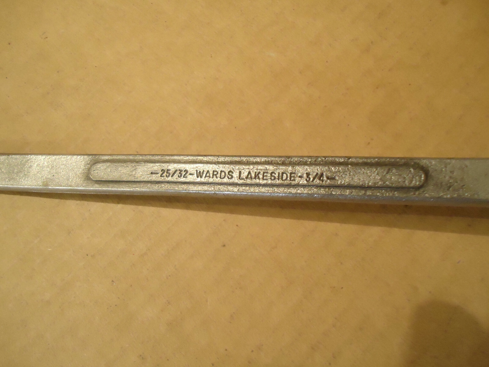 Wards-Lakeside 25/32" X 3/4"  Offset Box End Wrench Vintage (Used)   S
