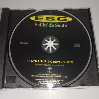 G-RAP/E.S.G./sailin’da south E.S.G. – Sailin' Da South Chopped And Screwed – CDr (Album