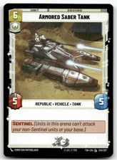 Armored Saber Tank #245 Star Wars Unlimited TOR NM X3