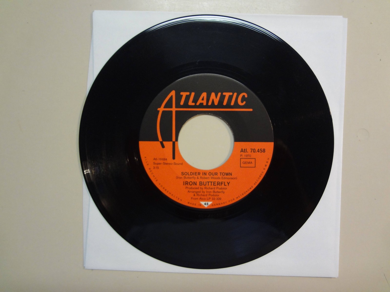 IRON BUTTERFLYEasy RiderSoldier On Our TownGermany70 Atlantic Atl.70