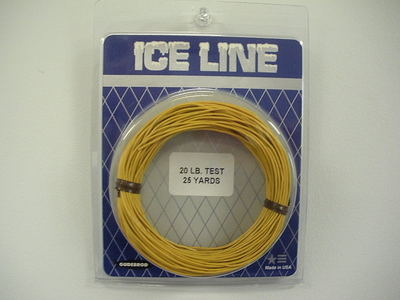 6 Pack of Gudebrod Ice Fishing Line - 20 Lb. Test - 25 Yd. Hand Coil ...