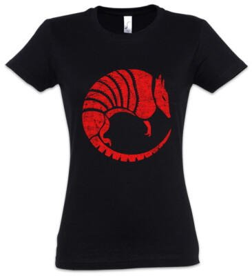 Armadillo Territory I Damen T-Shirt Into The Realm Symbol Badlands Sign Logo