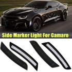 LED Side Marker Lights Front&Rear Lamp for Chevy Camaro LS LT SS ZL1 2016-2022