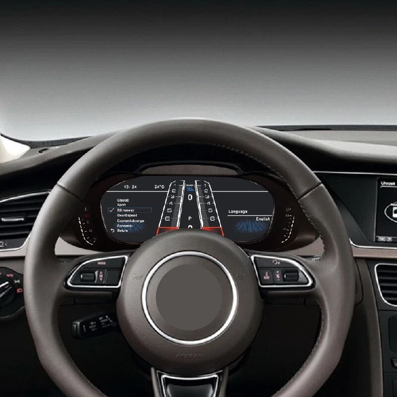 12.3" Digital LCD Instrument Dash Speedometer Cluster For AUDI A4 2008-2016 - Image 2 of 4