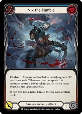 Nix the Nimble (Blue) Dynasty NM Flesh And Blood