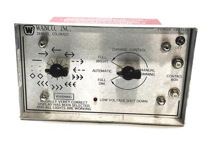 Wanco INC Low Voltage Shut Down 102469-001 JMJ NOS