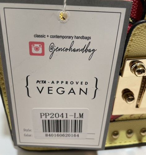 Jen & Co. Geldbörse veganes Mädchen Gang gelb mit Lippen XOXO - Bild 5 von 19