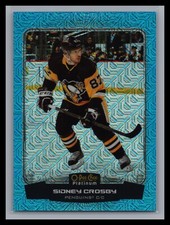 2022-23 O-Pee-chee Platinum Hockey #P-SC Sidney Crosby Blue Traxx