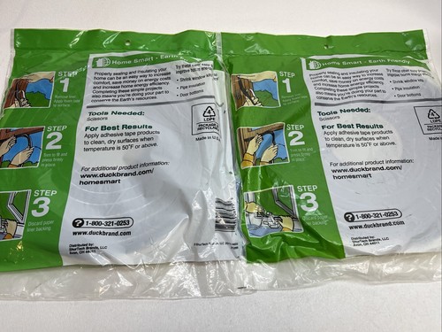 Duck Brand Self Adhesive Foam Weatherstriping  Extra Large Gaps Window 🔥 2 Pack - Picture 6 of 6