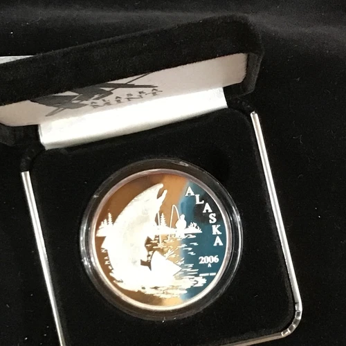 2006 Alaska Mint Medallion Proof Silver Art Medal      E9623