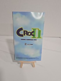 Croc: Legend of the Gobbos (Sega Saturn, 1997) CIB Complete w/ Manual & Reg VGC