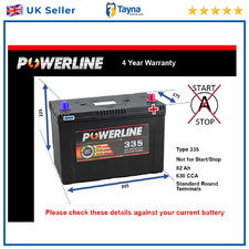 Battery fits HYUNDAI TRAJET SONATA H350 PORTER ELANTRA TERRACAN 249 New