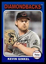 2024 Topps Heritage High Number - Kevin Ginkel #681 Blue Parallel 