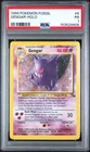 1999 POKEMON FOSSIL #5 GENGAR-HOLO PSA 1