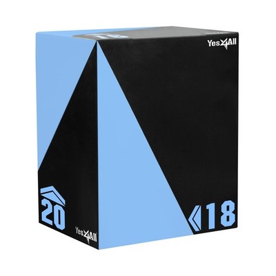 Yes4All 3 in 1 Foam Plyometric Jump Box for Training & Conditioning... Fast Ship