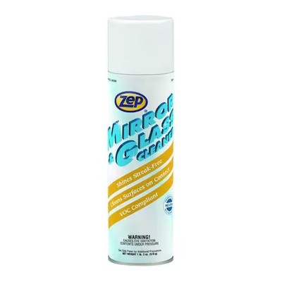Zep 9801 Liquid Glass Cleaner, 22 Oz., Clear, Pleasant, Aerosol Can, 12 Pk