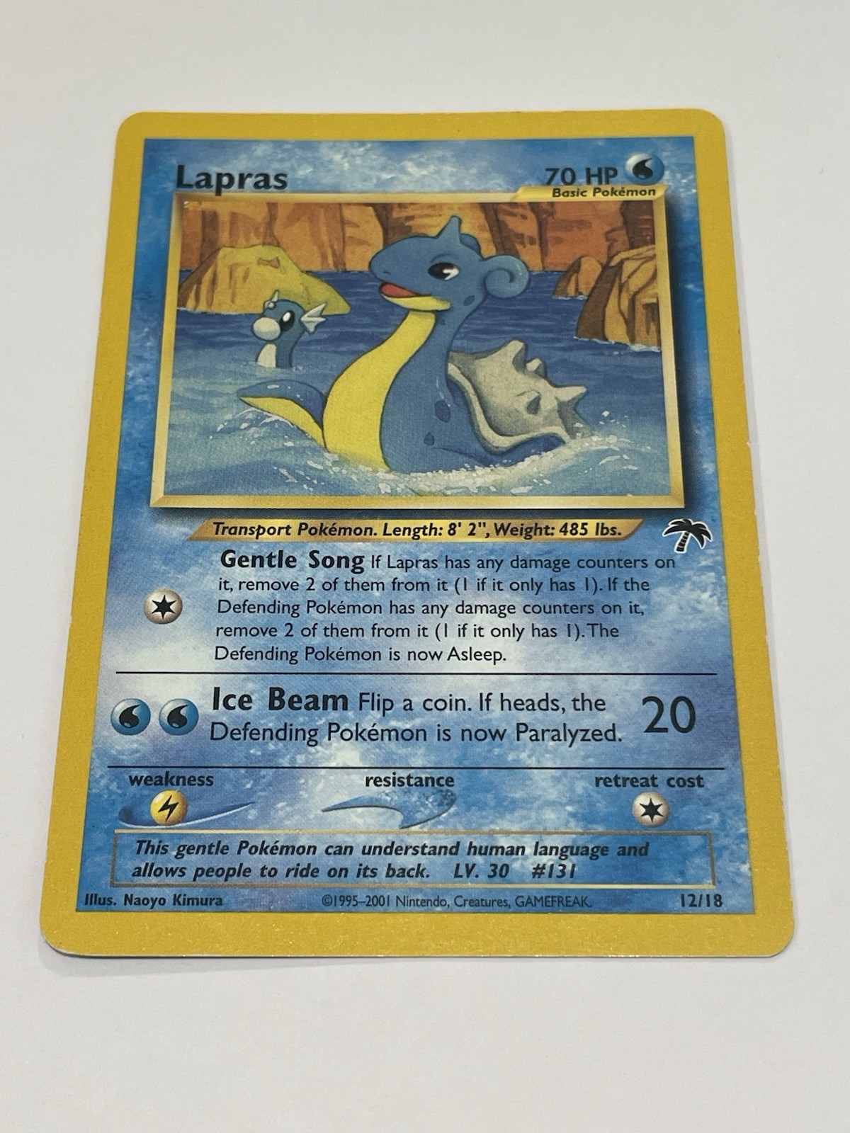 Lapras Southern Islands Promo 12/18 Regular Card Pokémon TCG MP 2001
