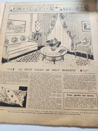 Mon ouvrage 1939 n°383 sur la cote d'Azur trousses tapisserie avec supplement - Imagen 4 de 14