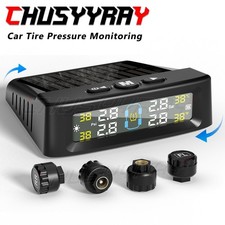 Wireless Solar Car Lcd Tire Pressure Monitoring System W4 External Sensors Wireless Solar Car Lcd Tire Pressure Monitoring System W4 External Sensors