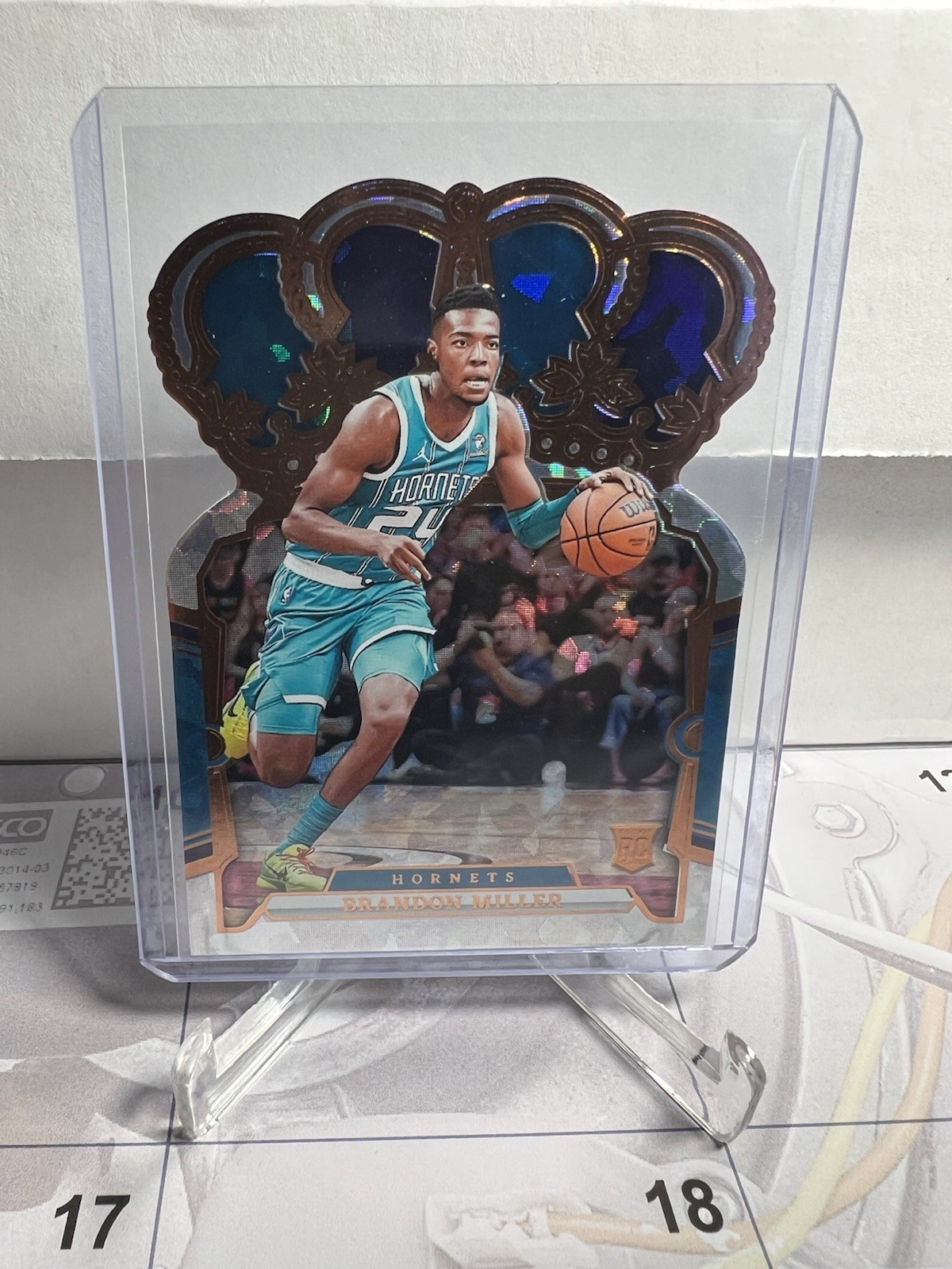 2023-24 Panini Crown Royale Brandon Miller #94 Crystal Bronze Rookie RC