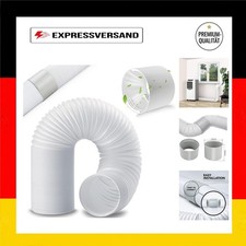 Jiahuade Abluftschlauch Klimager&auml;t 2m &Oslash;130mm mit Adapter