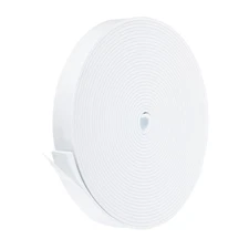 Weather Stripping Door Seal 1" x 1/8" x 40 Ft Self-Adhesive White