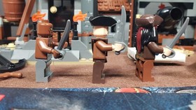 LEGO POTC #4194 Whitecap Bay Complete Build, 3 Minifigs, Manuals "No Mermaids"