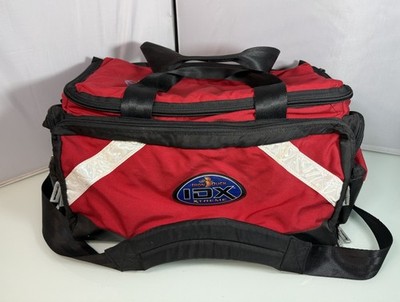 Iron Duck IDX Extreme Red Trauma Medic Padded 6 Pocket Medical Bag - 22 x15 x10 