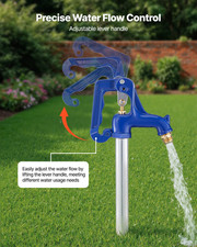 4.2FT Frost Proof Yard Hydrant - Freeze-Proof Outdoor Faucet with 24" Bury Depth