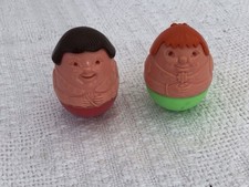 TWO Airfix Weebles Vintage 1970s