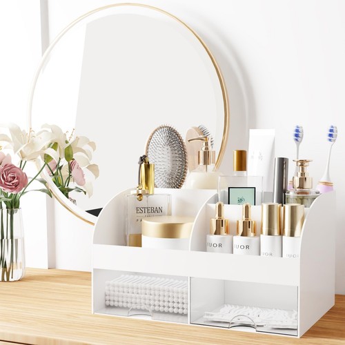 Makeup Organizer with Drawers, Cosmetic Storage for Dresser Vanity and Bathro... - Picture 3 of 7
