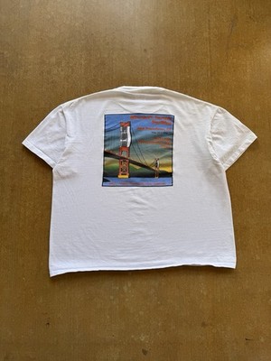 VTG 90s Microsoft Developer Network Golden Gate Bridge Tech T-Shirt San Fran XL