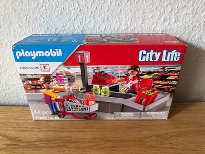 Original Playmobil 71387 City Life Kaufland Kasse Kassenband 44 Teile *NEU/OVP*