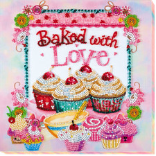 Midi Bead Embroidery Kit on Natural Artist Canvas stitch supplies needlework DIY