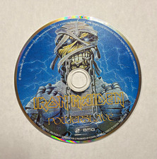 Iron Maiden Powerslave CD 1998 BMG Metal Album Silver Disc